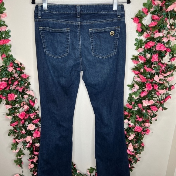 Michael Kors Dark Wash Bootcut Jeans Womens 6S Casual Outdoor Walking Blue - Picture 4 of 8